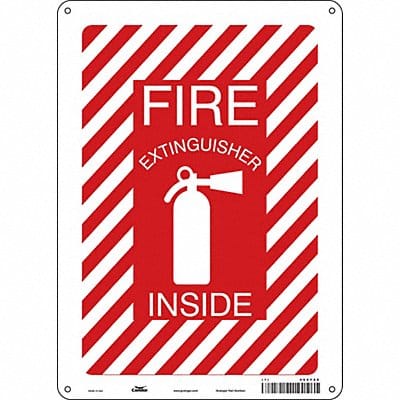 Safety Sign 14 in x 10 in Aluminum