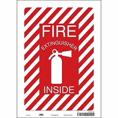 Safety Sign 14 in x 10 in Vinyl
