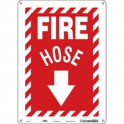 Safety Sign 14 in x 10 in Aluminum