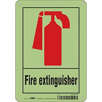 Safety Sign 10 in x 7 in Polyethylene