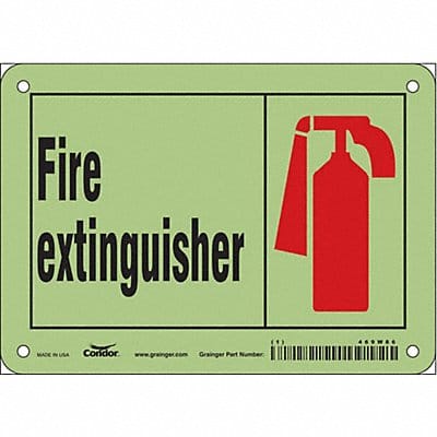 Safety Sign 5 in x 7 in Polyethylene