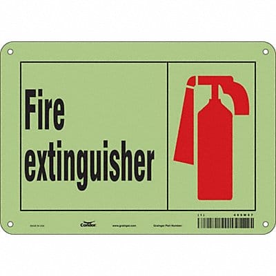 Safety Sign 7 in x 10 in Polyethylene