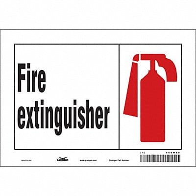 Safety Sign 7 in x 10 in Polyethylene