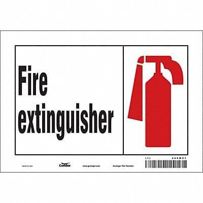 Safety Sign 7 in x 10 in Vinyl