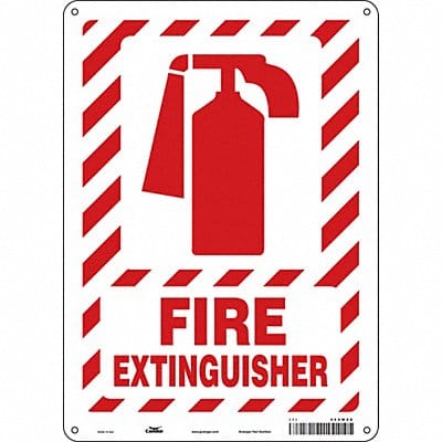 Safety Sign 14 in x 10 in Polyethylene