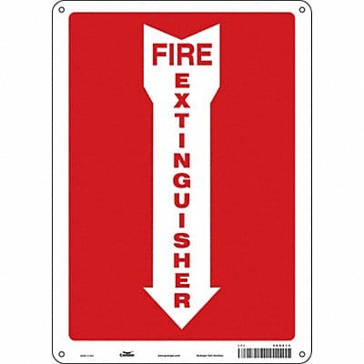 Safety Sign 14 in x 10 in Polyethylene