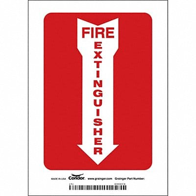 Safety Sign 7 in x 5 in Vinyl