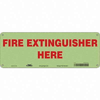 Safety Sign 5 in x 14 in Polyethylene