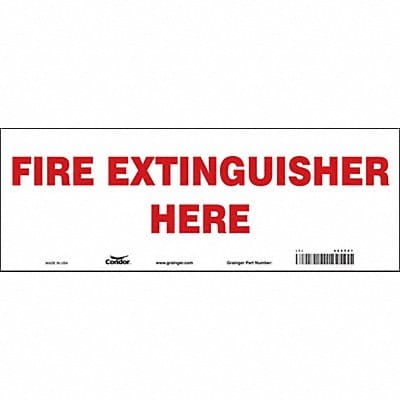 Safety Sign 5 in x 14 in Vinyl
