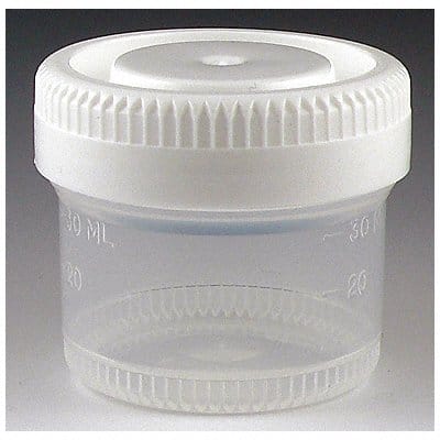 Airtight Jar 60 mL 60 mm H White PK500