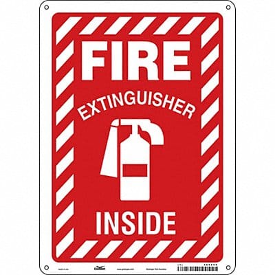Safety Sign 14 in x 10 in Polyethylene