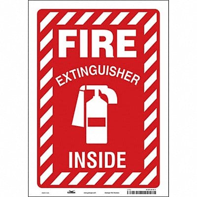 Safety Sign 14 in x 10 in Vinyl