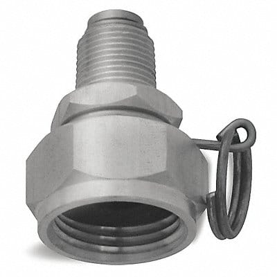 Nozzle and Hose Adapter SS 3/4 x 3/8