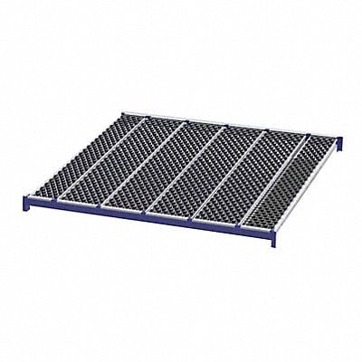 Gravity Flow Shelf 96inx2 5/8inx96in Blu