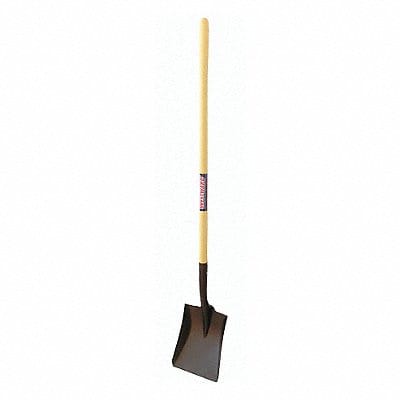 Square Point Shovel Steel Yellow