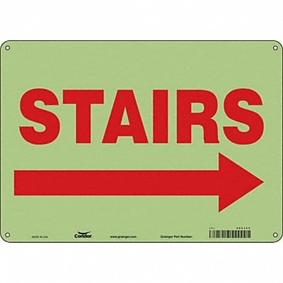 Safety Sign 10 in x 14 in Polyethylene