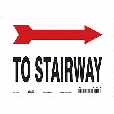 Safety Sign 7 in x 10 in Vinyl