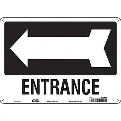 K1789 Safety Sign 10 in x 14 in Aluminum