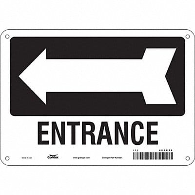 K1789 Safety Sign 7 in x 10 in Polyethylene