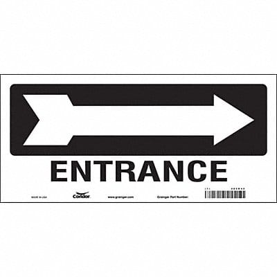 Safety Sign 6 1/2 in x 14 in Vinyl