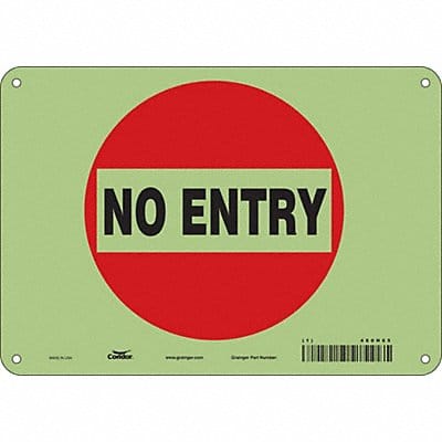 Safety Sign 14 inx10 in Glow Vinyl Safety Sign 14 inx10 in Glow Vinyl