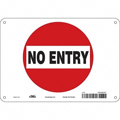 Safety Sign 7 inx10 in Polyethylene