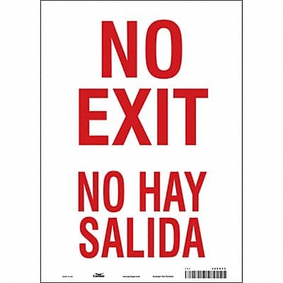 Safety Sign 14 in x 10 in Vinyl