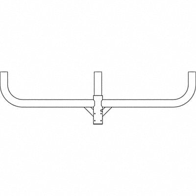 Pole Bracket Steel Housing 60 L 2-3/8 W
