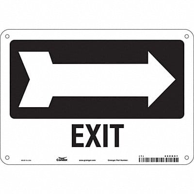 Safety Sign 7 in x 10 in Polyethylene