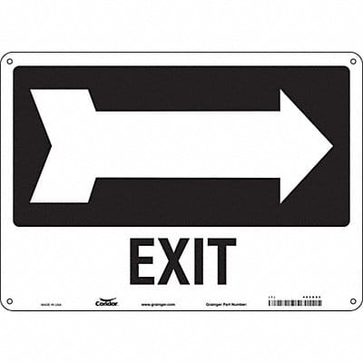 Safety Sign 10 in x 14 in Polyethylene