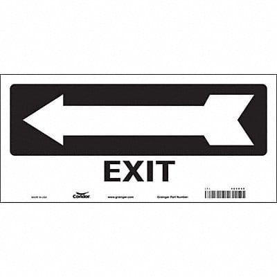 Safety Sign 6 1/2 in x 14 in Vinyl