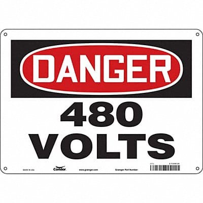 Safety Sign 10 inx14 in Vinyl
