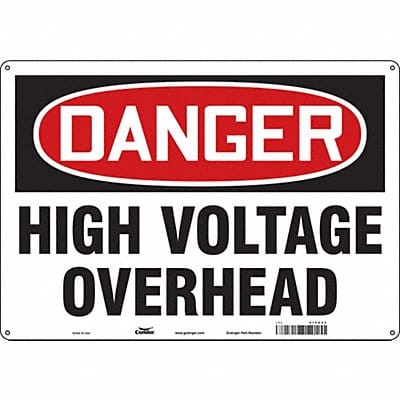 Safety Sign 14 inx20 in Aluminum