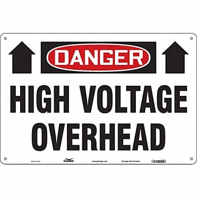 Safety Sign 24 in x 36 in Polyethylene