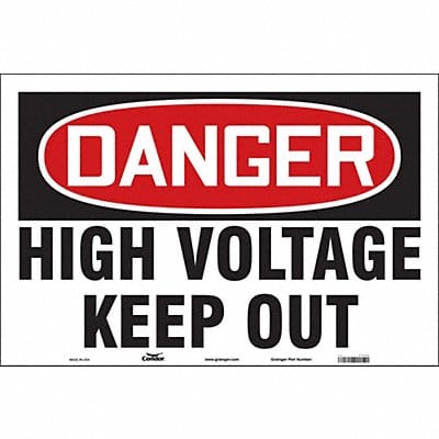 Safety Sign 24 in x 36 in Vinyl