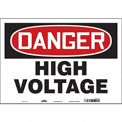 Safety Sign 14 inx20 in Vinyl