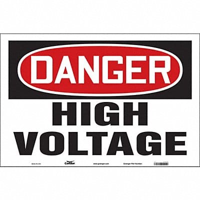 Safety Sign 24 in x 36 in Vinyl