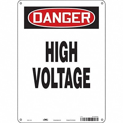 Safety Sign 14 inx10 in Aluminum