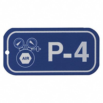 Lockout Tag 1-1/2 Hx3 W 1/8 Hole PK25