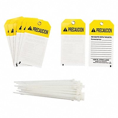 LockoutTag 5-3/4 Hx3 W Polyester PK10