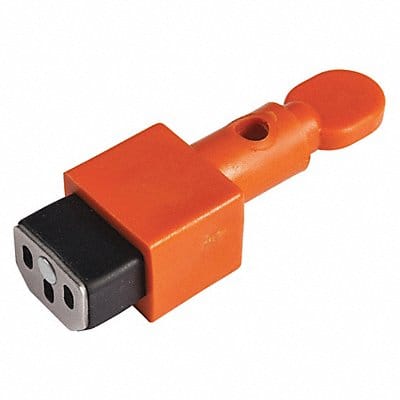 Plug Lockout 1-1/4 W Nylon 3-7/16 L