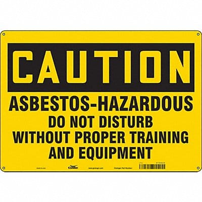 Safety Sign 14 inx20 in Aluminum