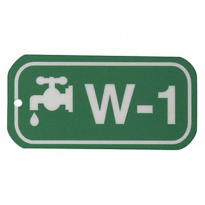 Lockout Tag 1-1/2 Hx3 W 1/8 Hole Sz PK5