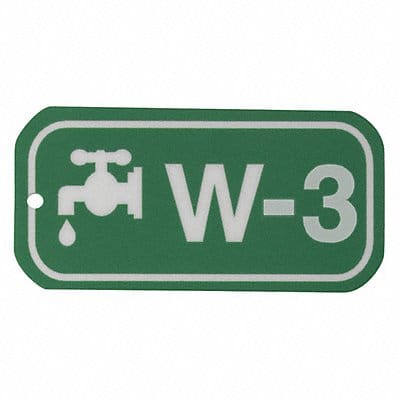 Lockout Tag 1-1/2 H x 3 W 1/8 Hole PK5