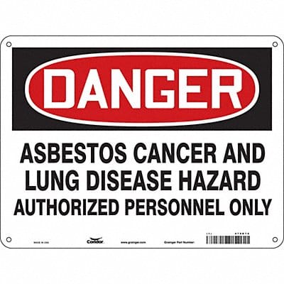 Safety Sign 18 inx24 in Aluminum