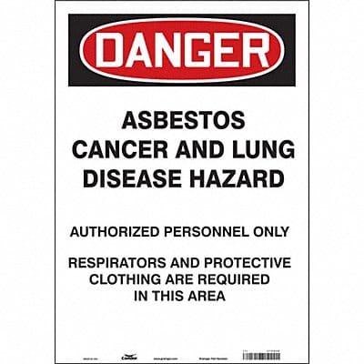 Safety Sign 20 inx14 in Vinyl