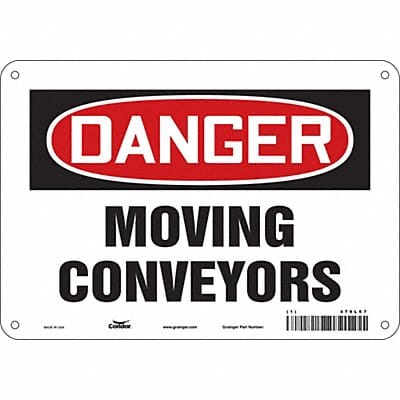 Safety Sign 7 inx10 in Polyethylene