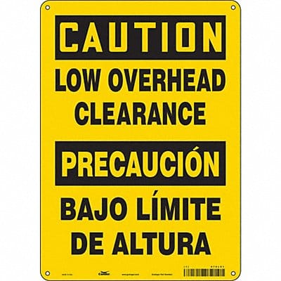Safety Sign 14 inx10 in Polyethylene