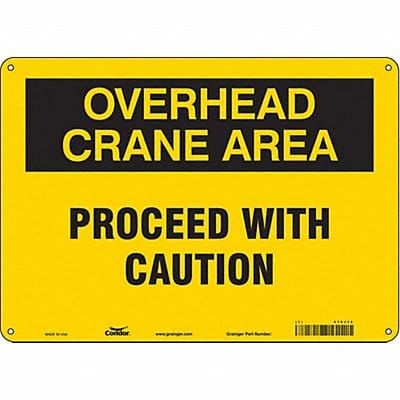 Safety Sign 10 inx14 in Aluminum