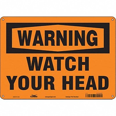 Safety Sign 10 in x 14 in Polyethylene